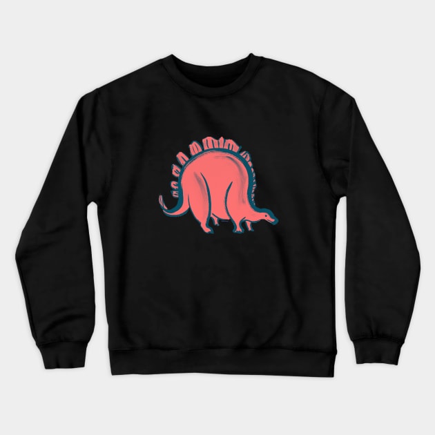 Stegosaurus Crewneck Sweatshirt by miacomart